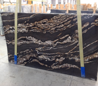 BLACK TAURUS 3cm 114" x 70"