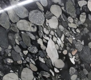 BLACK MARINACE 3cm 126" x 77"