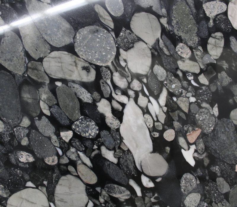 BLACK MARINACE 3cm 126" x 77"
